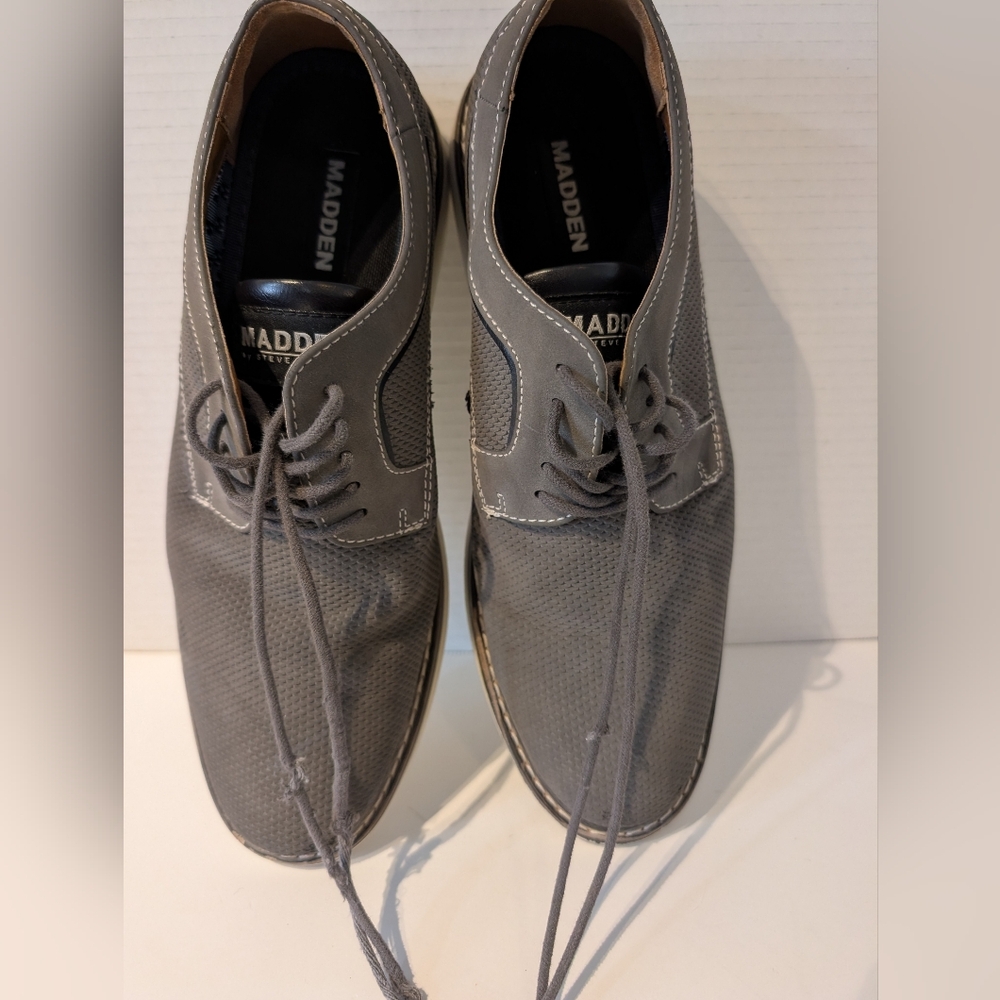 Steve Madden Drigon‎ Oxford Shoes Sz.10 Gray